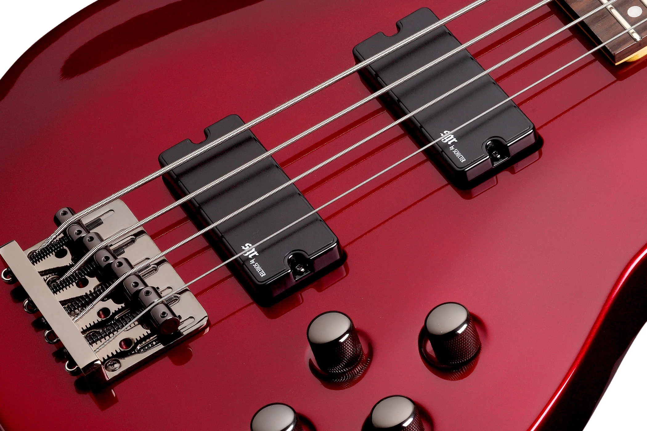 SCHECTER SGR C-4 BASS MR BAJO ELECTRICO METALLIC RED - Image 3