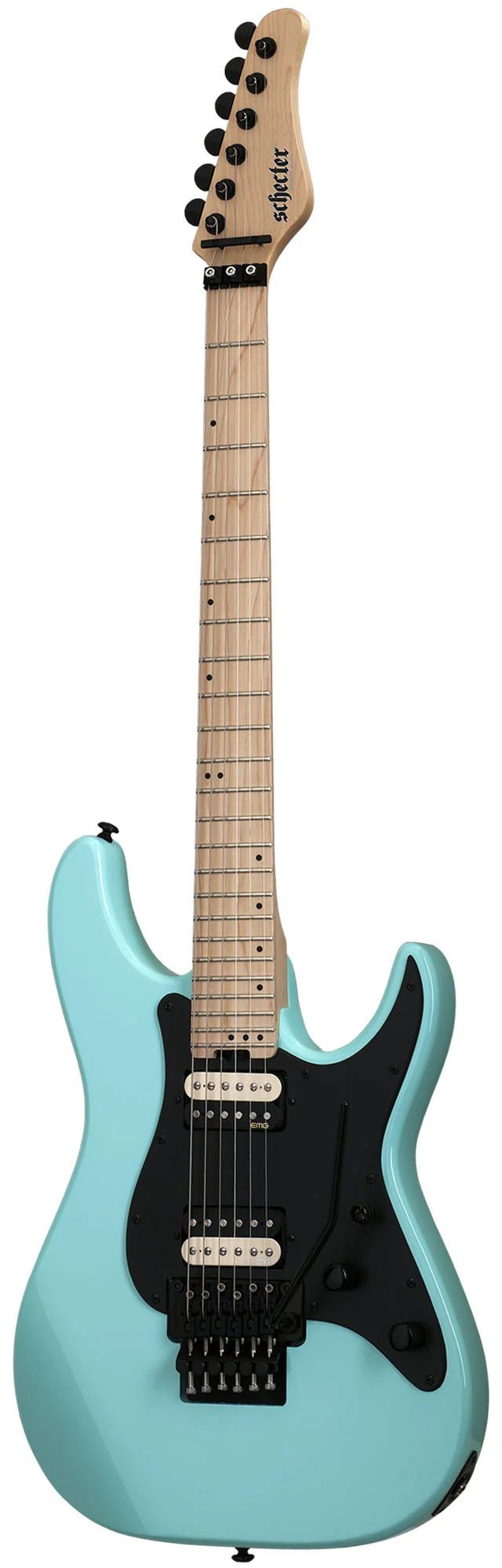SCHECTER SUN VALLEY SUPER SHREDDER FR MN GUITARRA ELECTRICA SEA FOAM GREEN