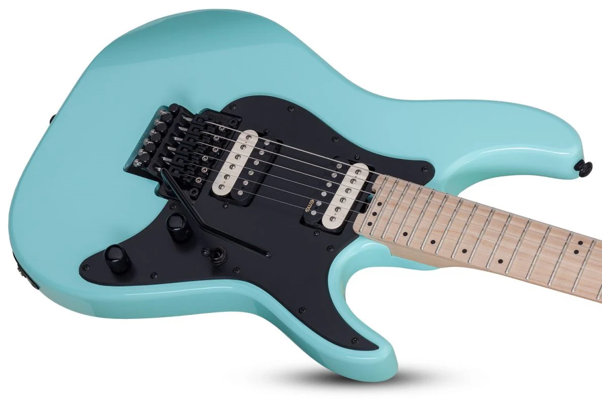 SCHECTER SUN VALLEY SUPER SHREDDER FR MN GUITARRA ELECTRICA SEA FOAM GREEN - Image 5