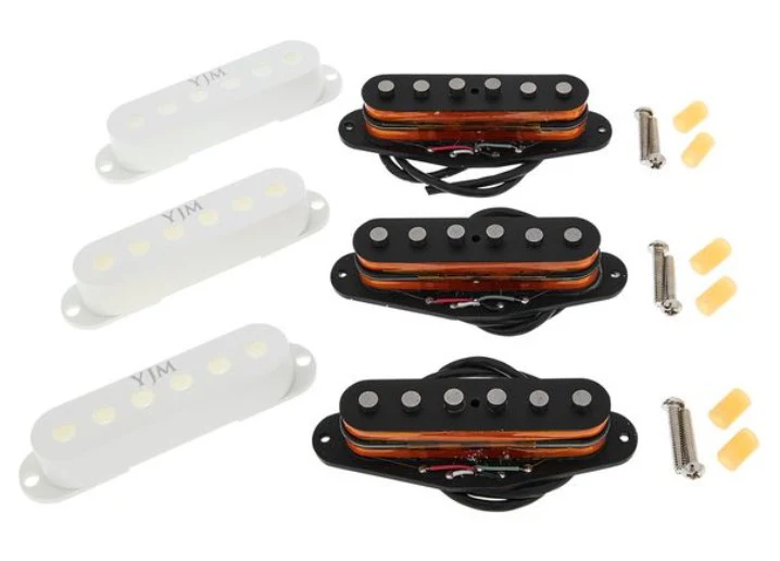 SEYMOUR DUNCAN STKS10S YJM FURY WHITE SET PASTILLAS GUITARRA BLANCO - Image 6