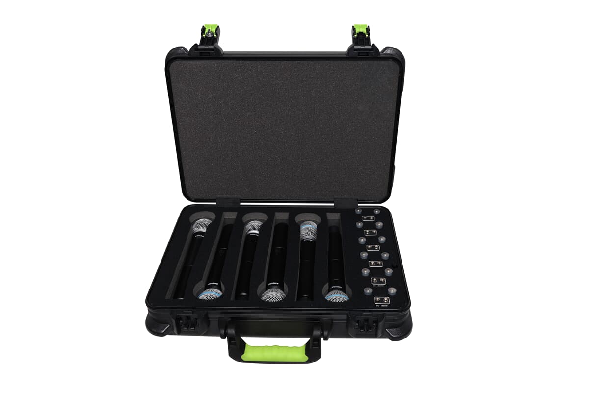 SHURE BY GATOR MICCASEW06 ESTUCHE PARA 6 MICROFONOS INALAMBRICOS - Image 4