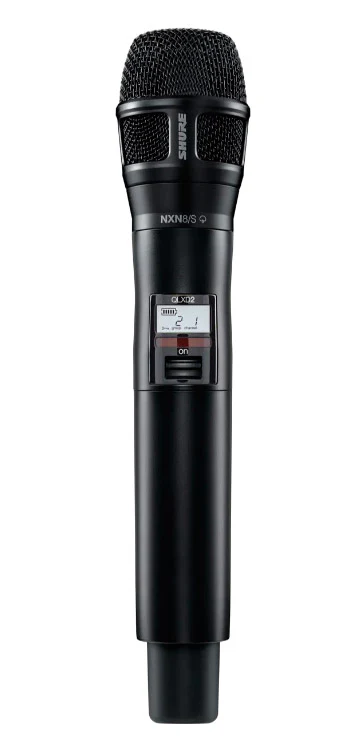 SHURE QLXD2 N8SB H51 TRANSMISOR DE MANO CON CAPSULA NXN8S NEGRO