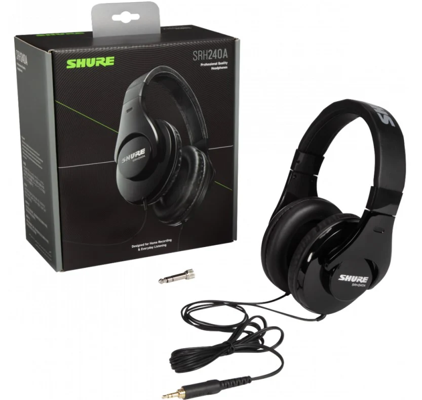 SHURE SRH240A-BK-EFS AURICULARES CERRADOS PROFESIONALES ESTEREO - Image 12