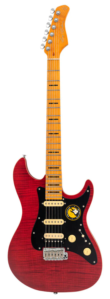 SIRE S7 FM NEW GEN STR LARRY CARLTON GUITARRA ELECTRICA SEE THROUGH RED