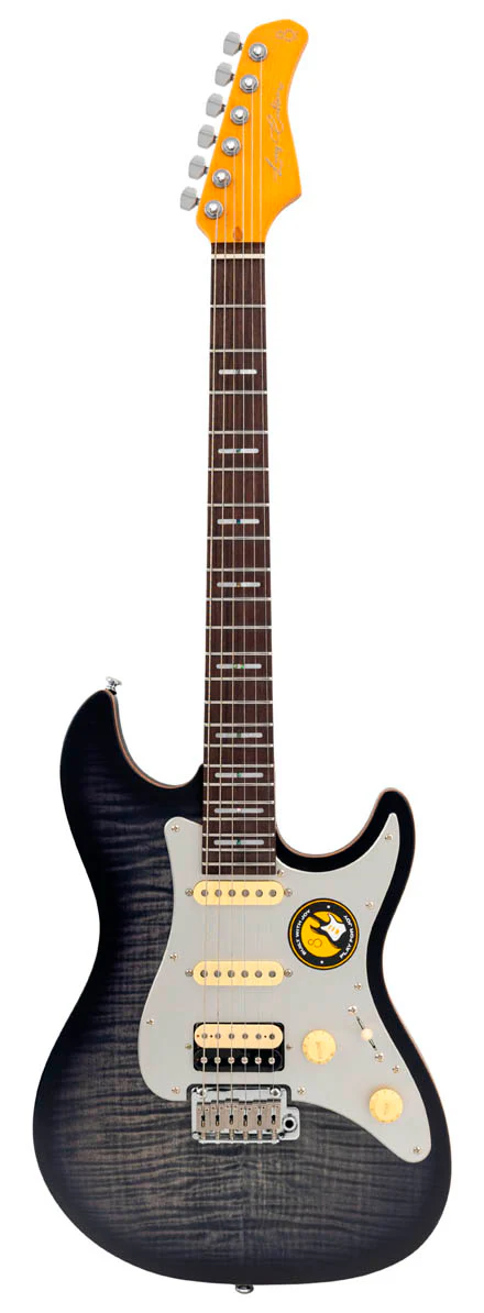 SIRE S7 FM NEW GEN TBK LARRY CARLTON GUITARRA ELECTRICA TRANSPARENT BLACK SATIN