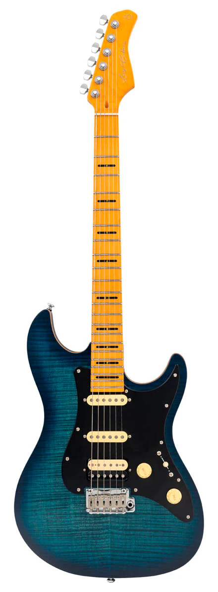 SIRE S7 FM NEW GEN TBL LARRY CARLTON GUITARRA ELECTRICA TRANSPARENT BLUE SATIN