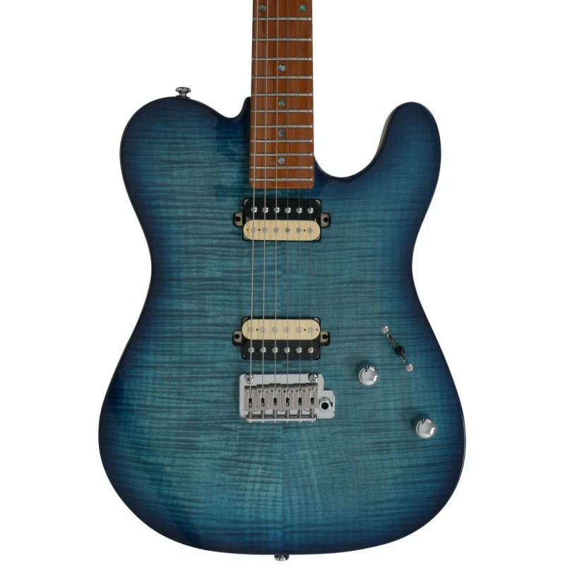 SIRE T7 FM TBL LARRY CARLTON GUITARRA ELECTRICA TRANSPARENT BLUE. - Image 3