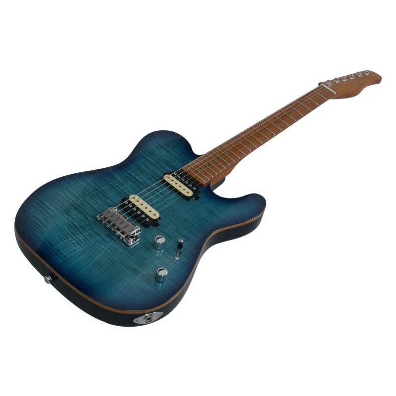 SIRE T7 FM TBL LARRY CARLTON GUITARRA ELECTRICA TRANSPARENT BLUE. - Image 4