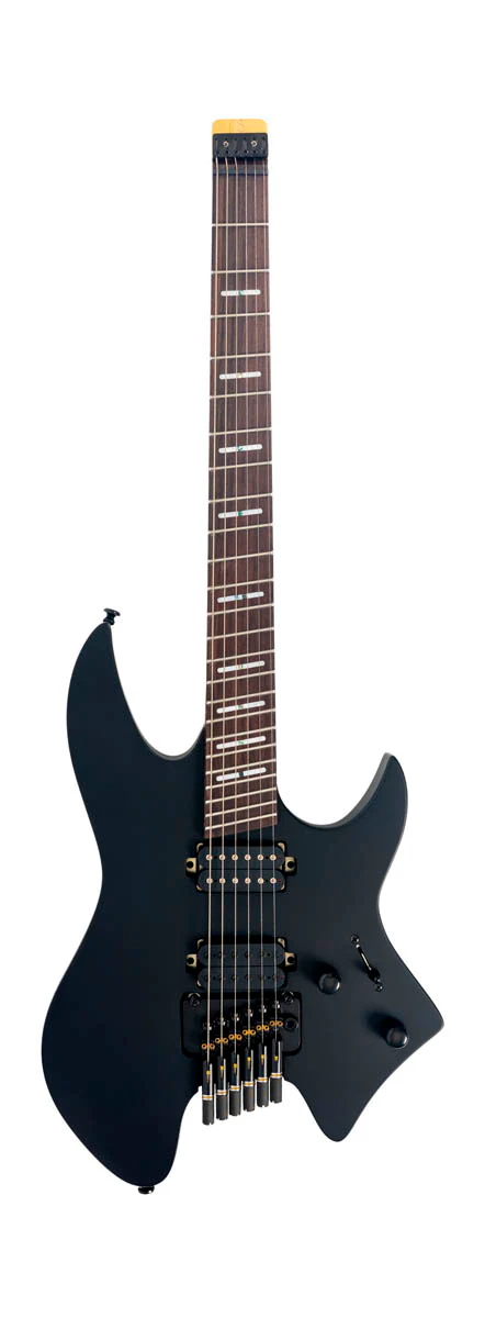 SIRE X6 6 HEADLESS BLKS LARRY CARLTON GUITARRA ELECTRICA BLACK SATIN
