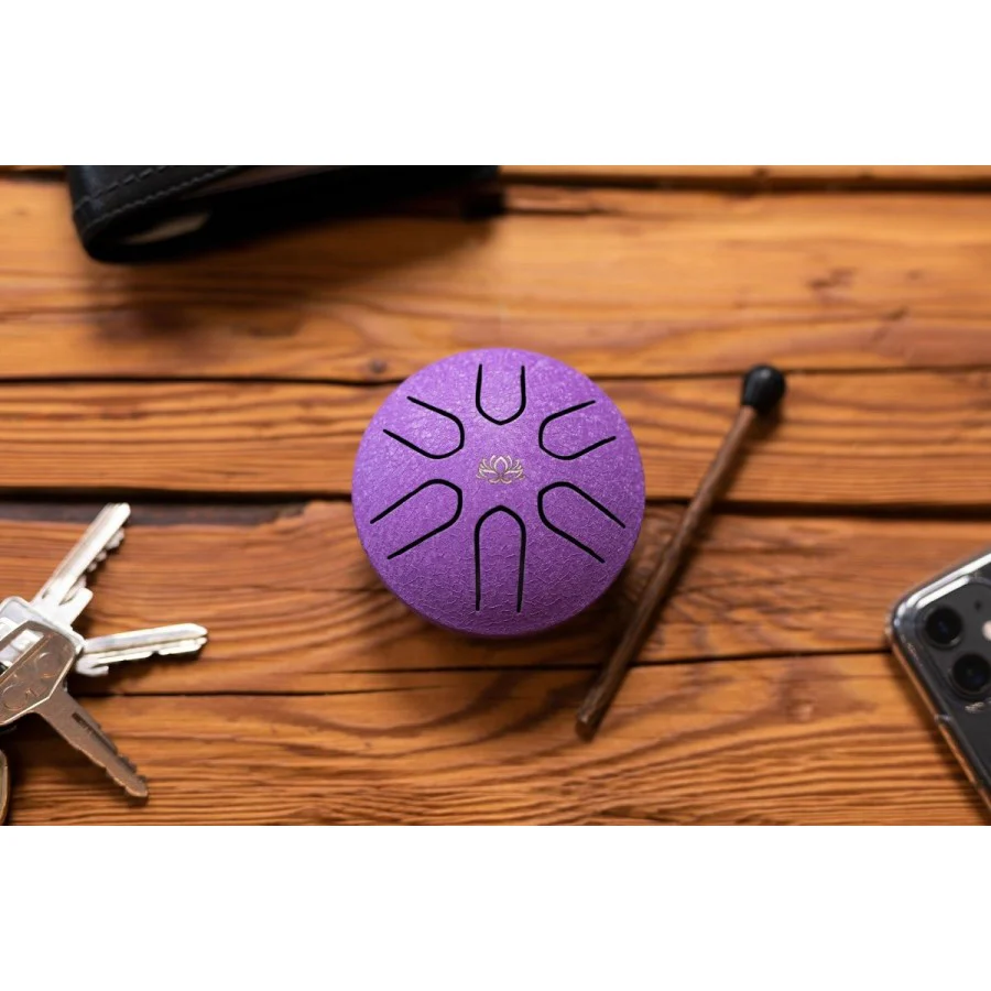 SONIC ENERGY PSTD1PLF POCKET STEEL TONGUE DRUM VIOLETA - Image 7