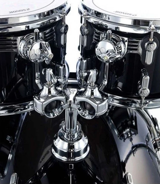 SONOR AQ1 STAGE SET PB BATERIA ACUSTICA CON HERRAJES PIANO BLACK - Image 4