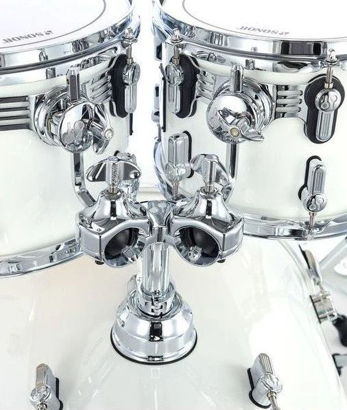 SONOR AQ1 STAGE SET PW BATERIA ACUSTICA CON HERRAJES PIANO WHITE - Image 4