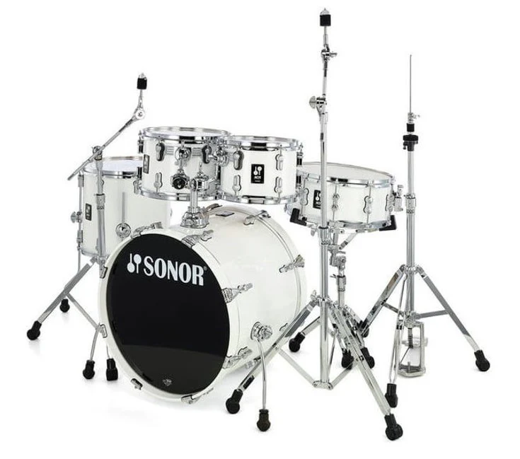 SONOR AQ1 STUDIO SET PW BATERIA ACUSTICA CON HERRAJES PIANO WHITE - Image 3