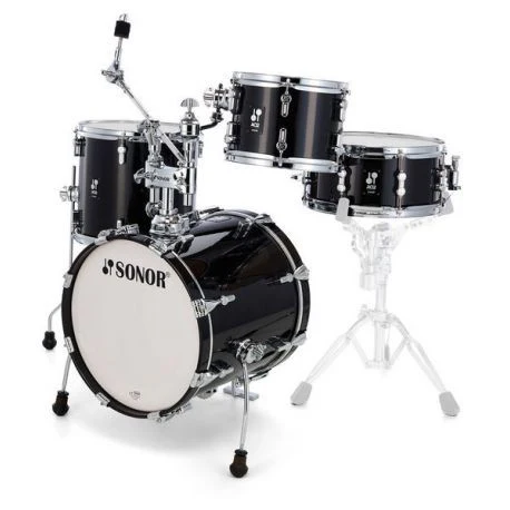SONOR AQ2 BOP SET TSB BATERIA ACUSTICA TRANSPARENT STAIN BLACK