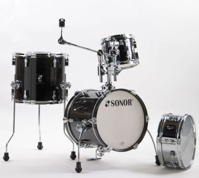 SONOR AQ2 MARTINI SET TSB BATERIA ACUSTICA TRANSPARENT STAIN BLACK - Image 3