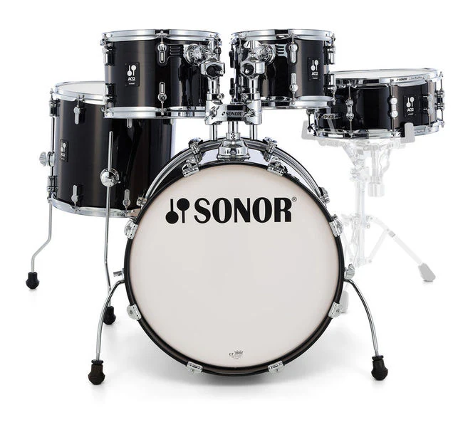 SONOR AQ2 STUDIO SET TSB BATERIA ACUSTICA TRANSPARENT STAIN BLACK - Image 2