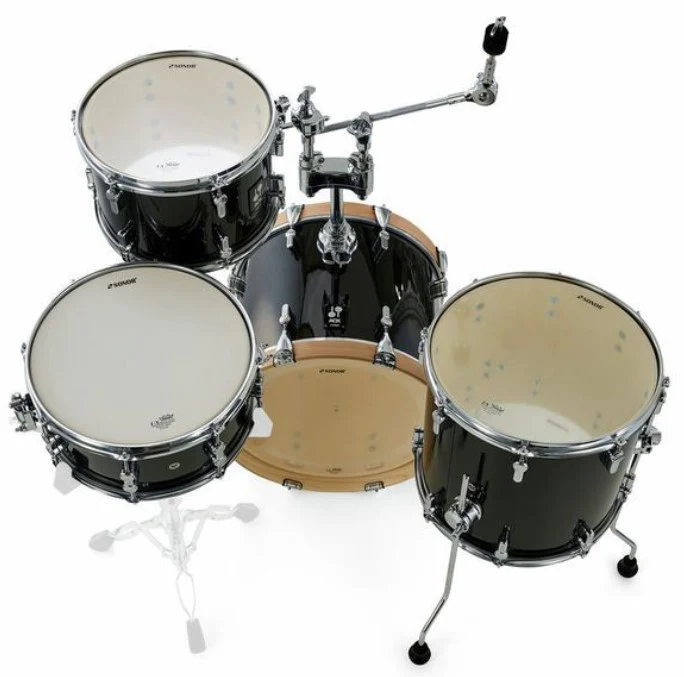 SONOR AQX JAZZ SET BMS BATERIA ACUSTICA BLACK MIDNIGHT SPARKLE - Image 5