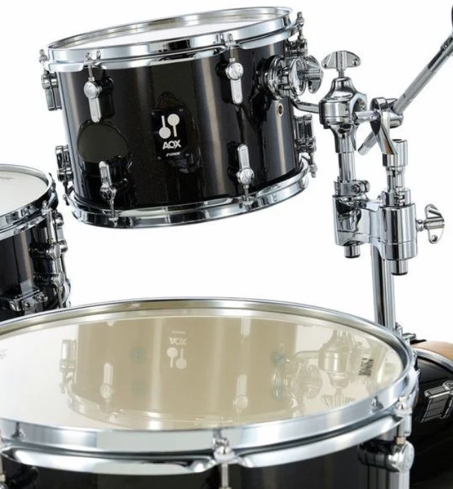 SONOR AQX JAZZ SET BMS BATERIA ACUSTICA BLACK MIDNIGHT SPARKLE - Image 7