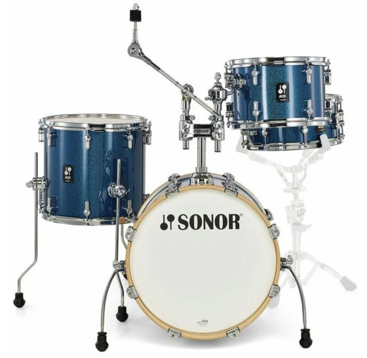 SONOR AQX JAZZ SET BOS BATERIA ACUSTICA BLUE OCEAN SPARKLE - Image 2