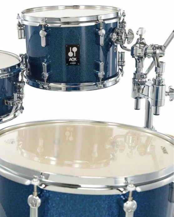 SONOR AQX JAZZ SET BOS BATERIA ACUSTICA BLUE OCEAN SPARKLE - Image 9