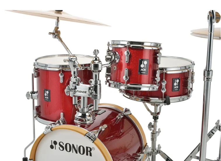 SONOR AQX JAZZ SET RMS BATERIA ACUSTICA RED MOON SPARKLE - Image 17
