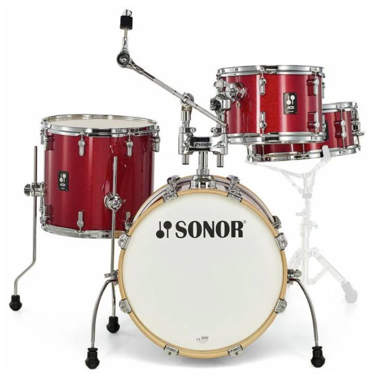 SONOR AQX JAZZ SET RMS BATERIA ACUSTICA RED MOON SPARKLE - Image 2