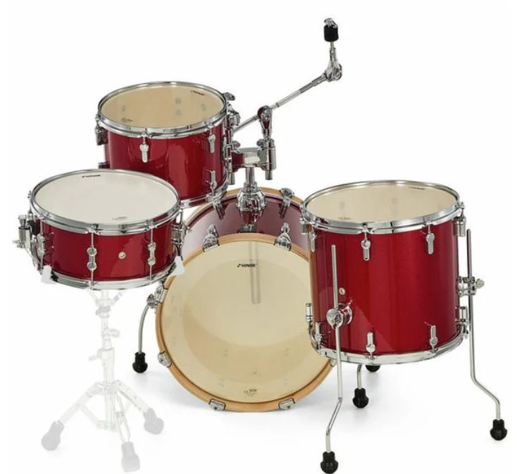 SONOR AQX JAZZ SET RMS BATERIA ACUSTICA RED MOON SPARKLE - Image 4