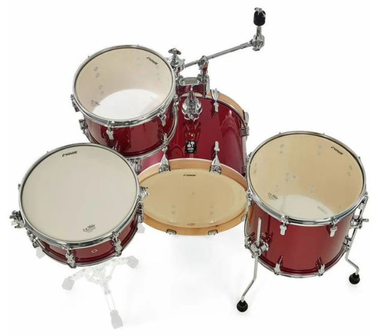 SONOR AQX JAZZ SET RMS BATERIA ACUSTICA RED MOON SPARKLE - Image 5