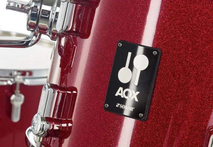 SONOR AQX JAZZ SET RMS BATERIA ACUSTICA RED MOON SPARKLE - Image 9