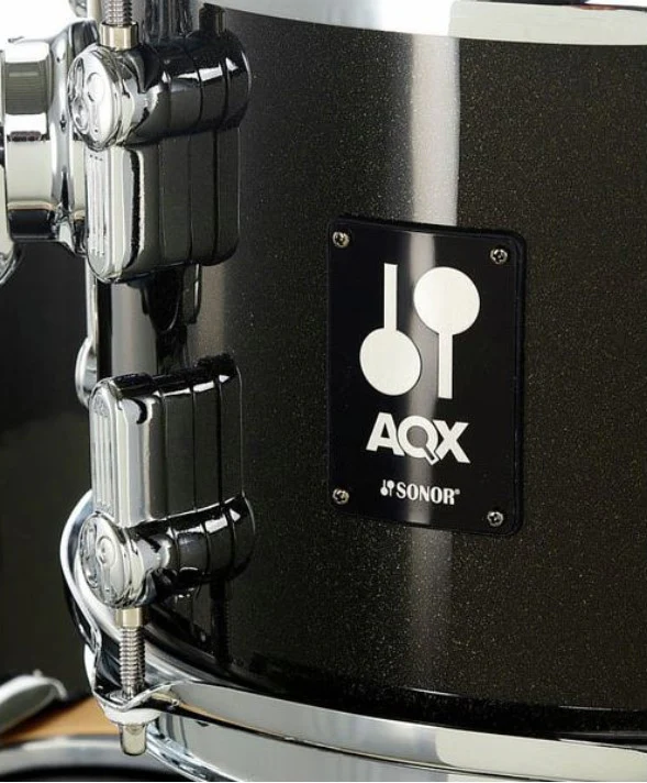 SONOR AQX JUNGLE SET BMS BATERIA ACUSTICA BLACK MIDNIGHT SPARKLE - Image 10