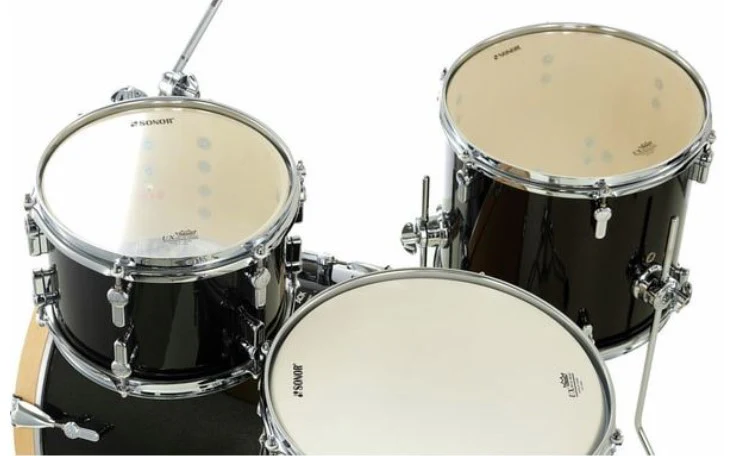SONOR AQX JUNGLE SET BMS BATERIA ACUSTICA BLACK MIDNIGHT SPARKLE - Image 6