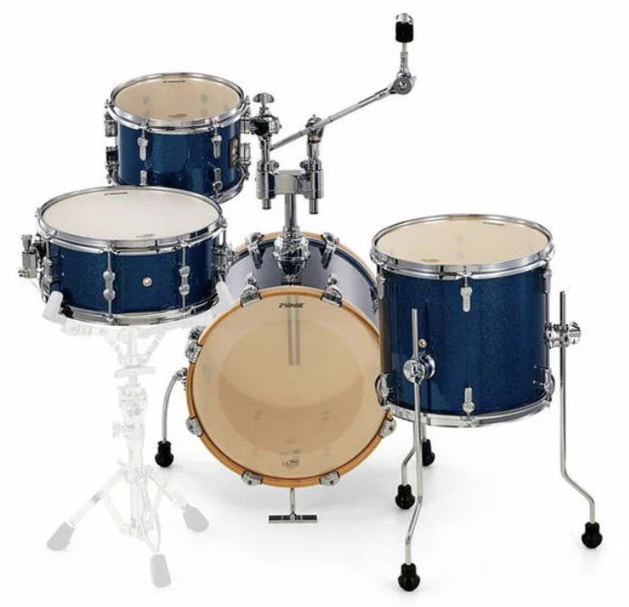 SONOR AQX JUNGLE SET BOS BATERIA ACUSTICA BLUE OCEAN SPARKLE - Image 4
