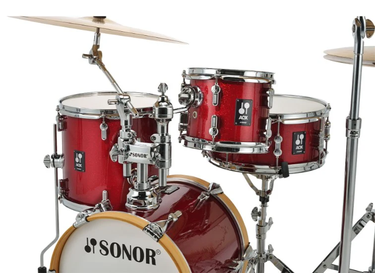 SONOR AQX JUNGLE SET RMS BATERIA ACUSTICA RED MOON SPARKLE - Image 18
