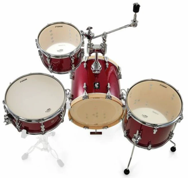 SONOR AQX JUNGLE SET RMS BATERIA ACUSTICA RED MOON SPARKLE - Image 5