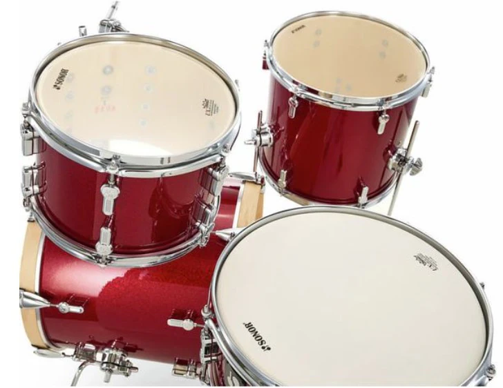 SONOR AQX JUNGLE SET RMS BATERIA ACUSTICA RED MOON SPARKLE - Image 6