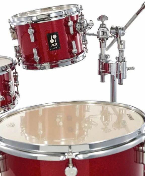 SONOR AQX JUNGLE SET RMS BATERIA ACUSTICA RED MOON SPARKLE - Image 7