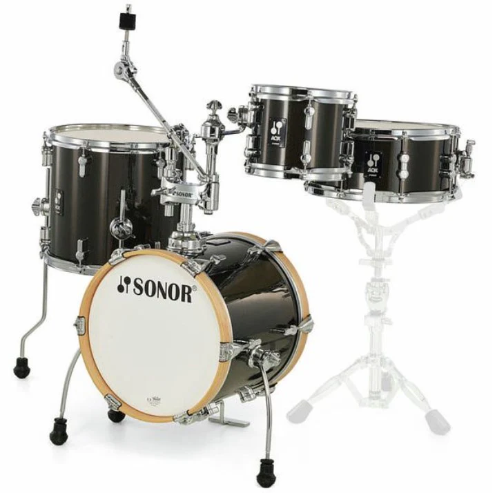 SONOR AQX MICRO SET BMS BATERIA ACUSTICA BLACK MIDNIGHT SPARKLE - Image 3