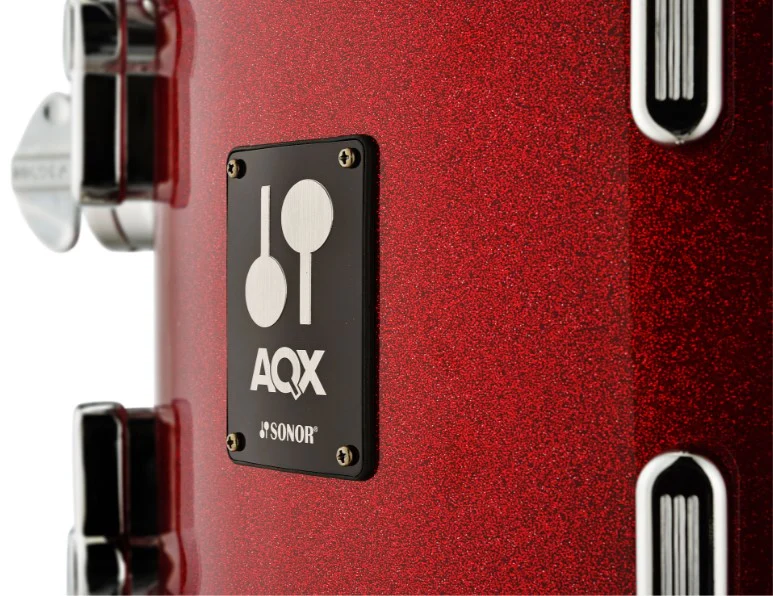 SONOR AQX MICRO SET RMS BATERIA ACUSTICA RED MOON SPARKLE - Image 19