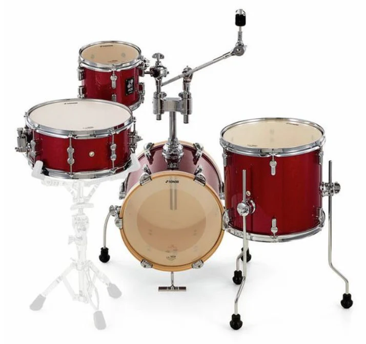 SONOR AQX MICRO SET RMS BATERIA ACUSTICA RED MOON SPARKLE - Image 4