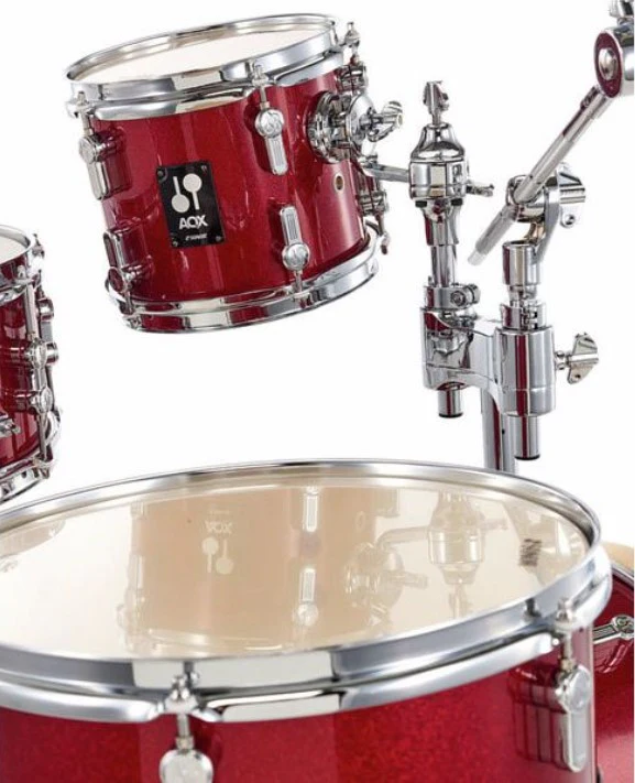 SONOR AQX MICRO SET RMS BATERIA ACUSTICA RED MOON SPARKLE - Image 7