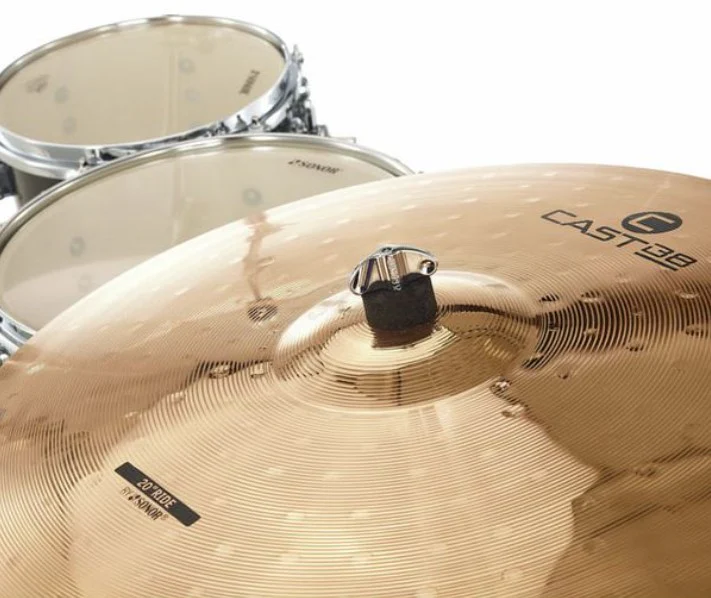 SONOR AQX STUDIO SET BMS BATERIA ACUSTICA CON HERRAJES Y PLATOS BLACK MIDNIGHT SPARKLE - Image 10