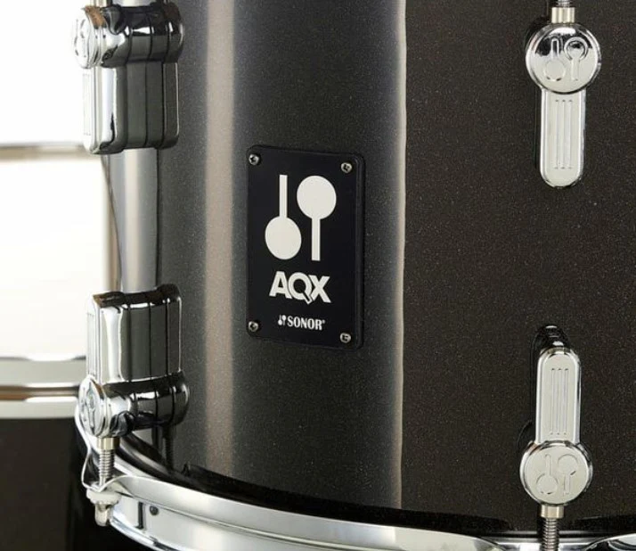 SONOR AQX STUDIO SET BMS BATERIA ACUSTICA CON HERRAJES Y PLATOS BLACK MIDNIGHT SPARKLE - Image 11
