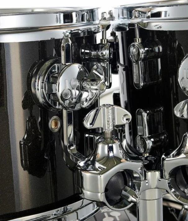 SONOR AQX STUDIO SET BMS BATERIA ACUSTICA CON HERRAJES Y PLATOS BLACK MIDNIGHT SPARKLE - Image 12