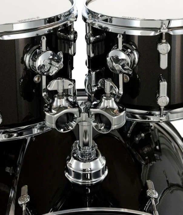 SONOR AQX STUDIO SET BMS BATERIA ACUSTICA CON HERRAJES Y PLATOS BLACK MIDNIGHT SPARKLE - Image 13