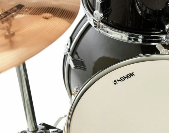 SONOR AQX STUDIO SET BMS BATERIA ACUSTICA CON HERRAJES Y PLATOS BLACK MIDNIGHT SPARKLE - Image 8