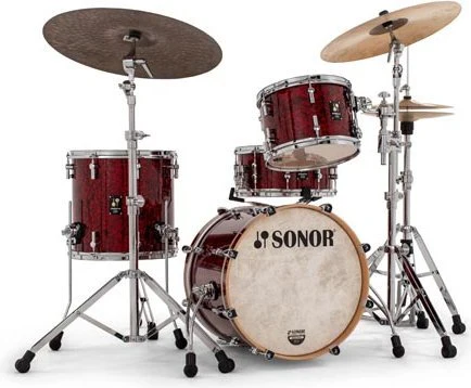 SONOR MOMENTUM BEECH 318 BATERIA ACUSTICA RED PEARL