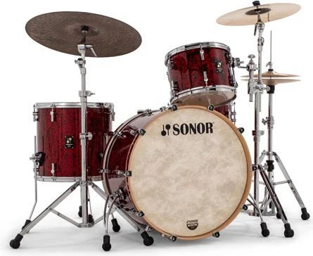 SONOR MOMENTUM MAPLE 324 BATERIA ACUSTICA RED PEARL