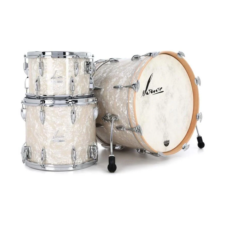 SONOR VT THREE20 SHELLS NM VLP BATERIA ACUSTICA VINTAGE PEARL - Image 2