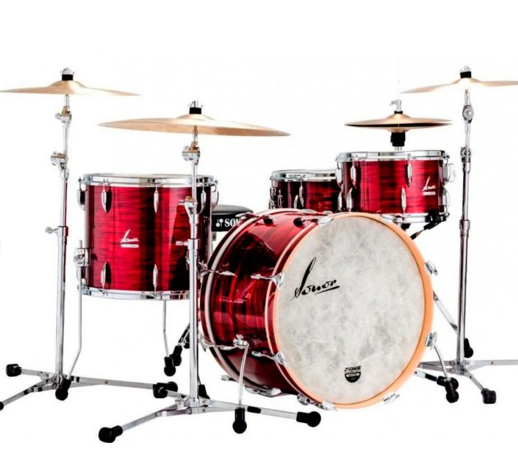 SONOR VT THREE22 SHELLS NM VRO BATERIA ACUSTICA VINTAGE RED OYSTER