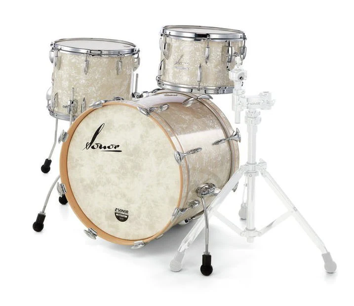 SONOR VT THREE22 SHELLS WM VLP BATERIA ACUSTICA VINTAGE PEARL - Image 4